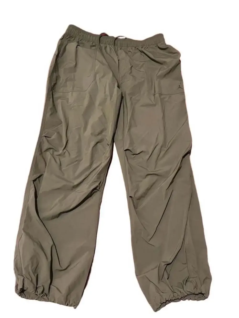 Jordan Jumpman Green Nylon Track Pants Loose Fit Size L